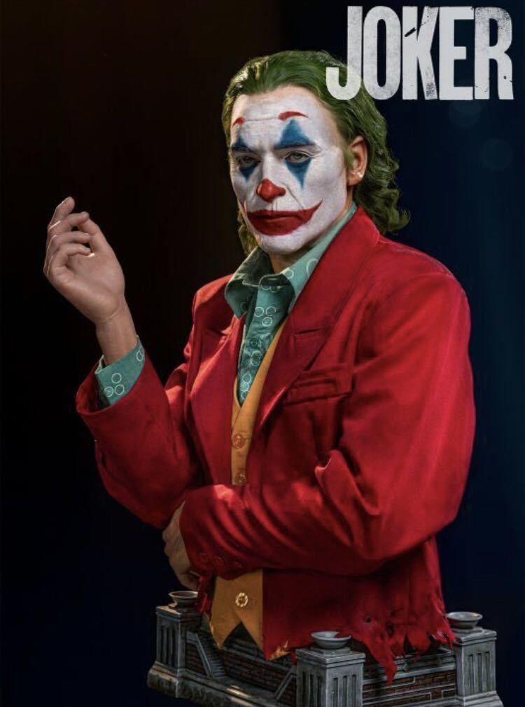 等身大　JOKER ジョーカー ライフサイズ バスト フィギュア インフィニティスタジオ ジョーカー 等身大 ライフサイズバスト joker