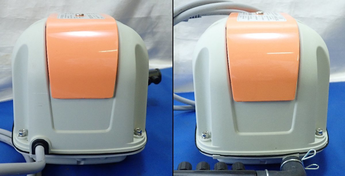 ◎安永エアポンプ エアーポンプ AP-30P 分岐管付 風量 30L/min 浄化槽