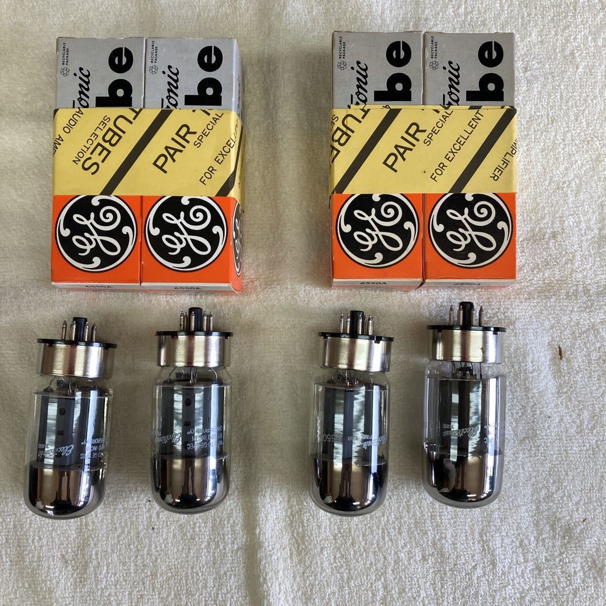 真空管 6550A GE 4本セット 未使用品 箱付き(真空管)｜売買された