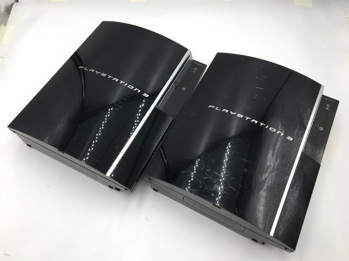 ♪△【SONY ソニー】PS3 PlayStation3 80GB/40GB 計2点セット CECHH00
