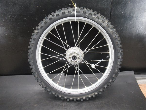 H1R5-0712 カワサキ KX80 フロントホイール タイヤ 19×1.4 【KX080V-005～ (93年モデル) 動画有】