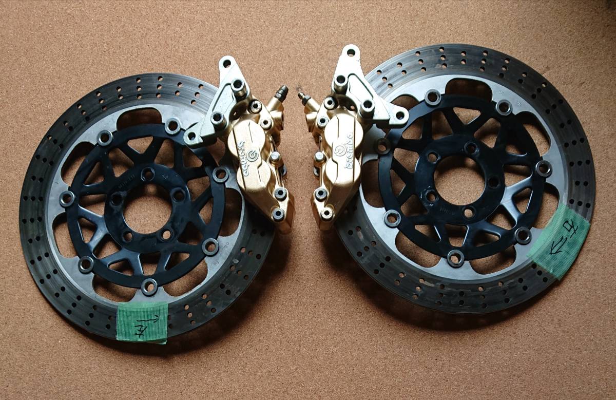 ☆ brembo ZRX1200・1100 ZZR ブレンボキャリパー＆320mmディスク