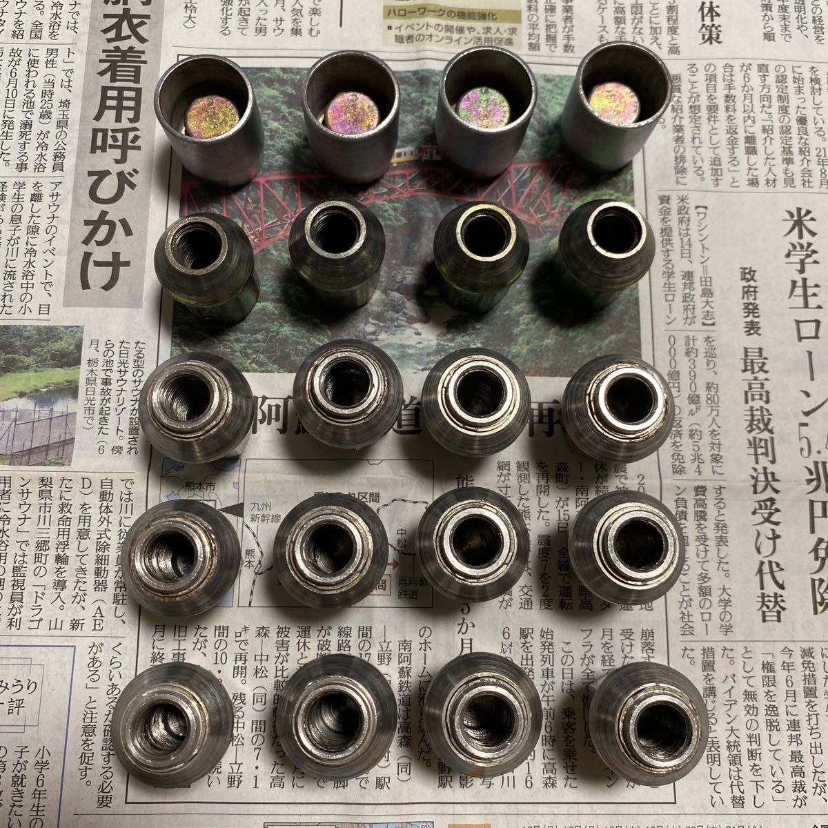 RSワタナベP1.25ホイールナット対辺21mmロックナット4穴用 RSワタナベP1.25ホイールナット対辺21mmロックナット4穴用