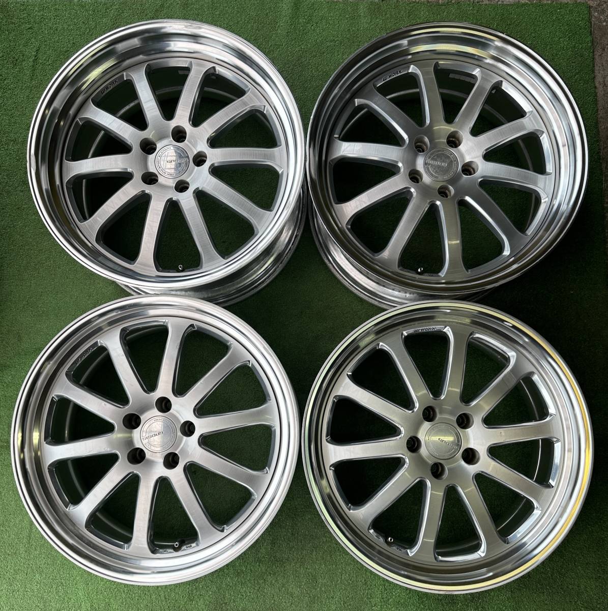 20㌅】WORK GNOSIS GR ホイールタイヤ4本セット 見づらかっ