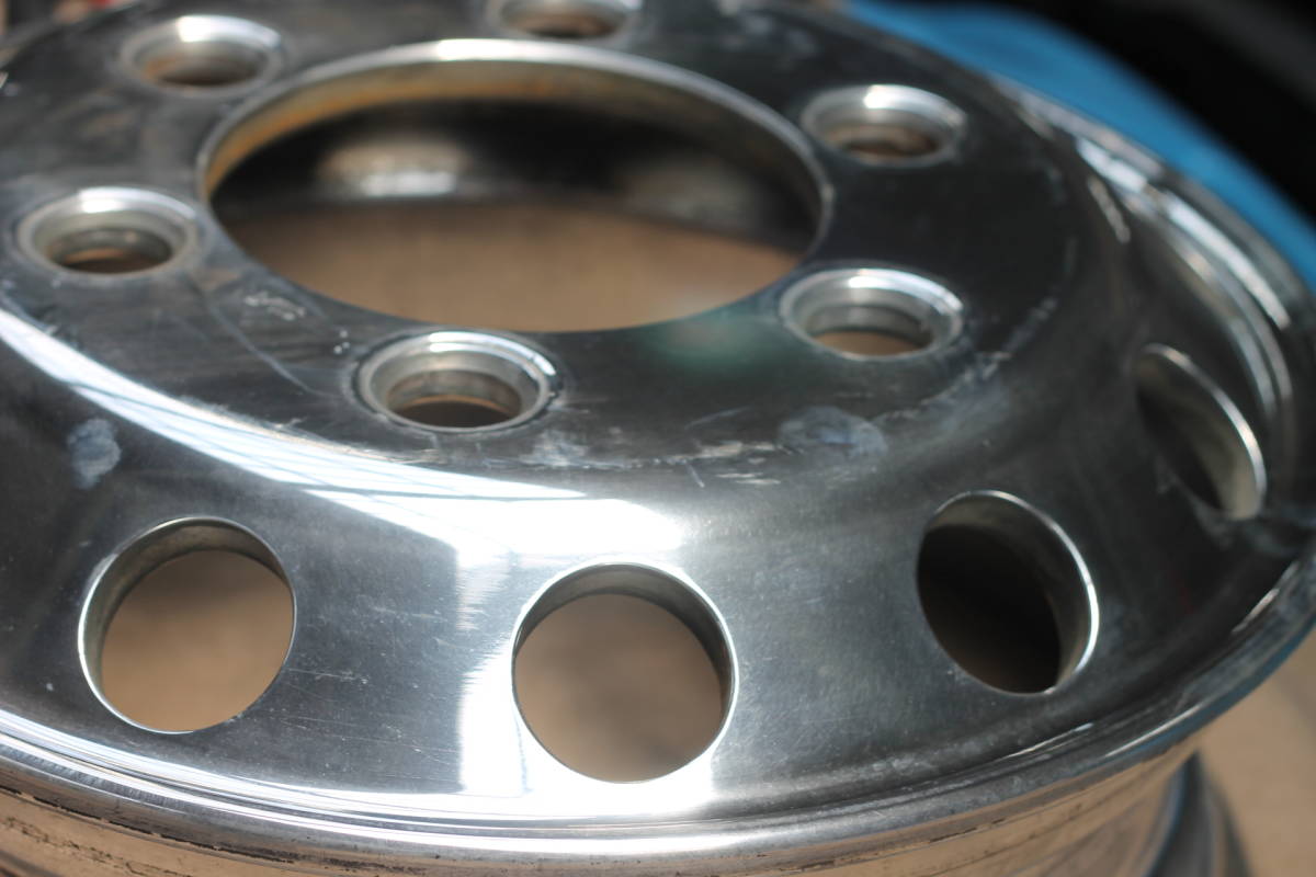 1867 トラックパーツ アルコア アルミホイール 17.5×6.00-135/6穴 