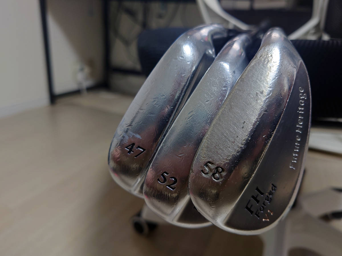 ★3本セット★　Future FH Forged V1 Wedge　47° 52° 58° 　シャフト：N.S.PRO TS-114w