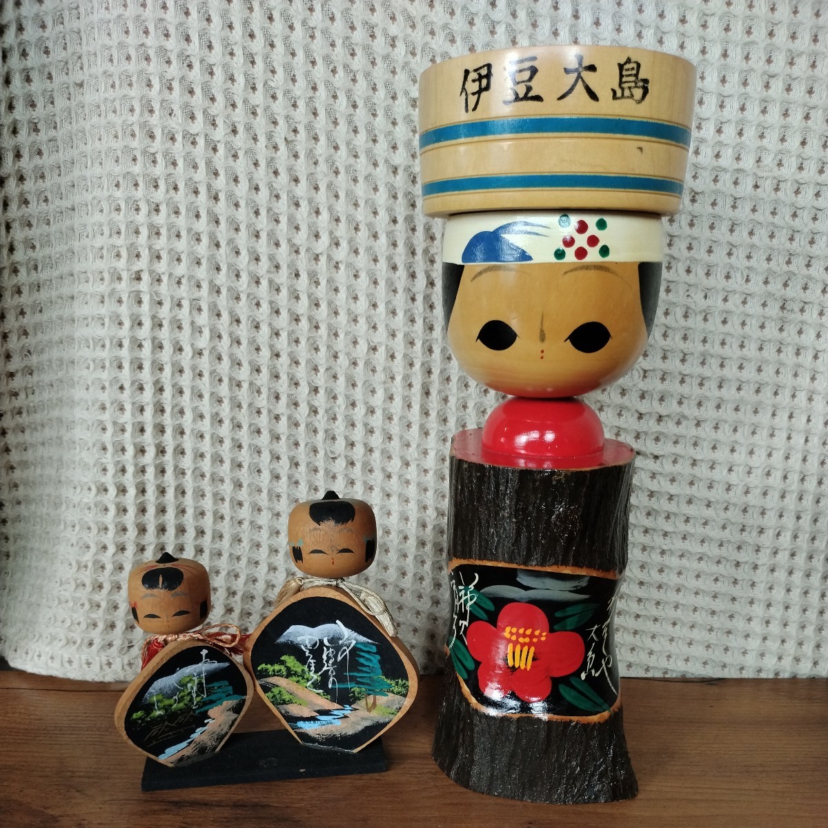 D-3 昭和レトロ 伝統こけし 18体セット 大量コレクション 創作こけし