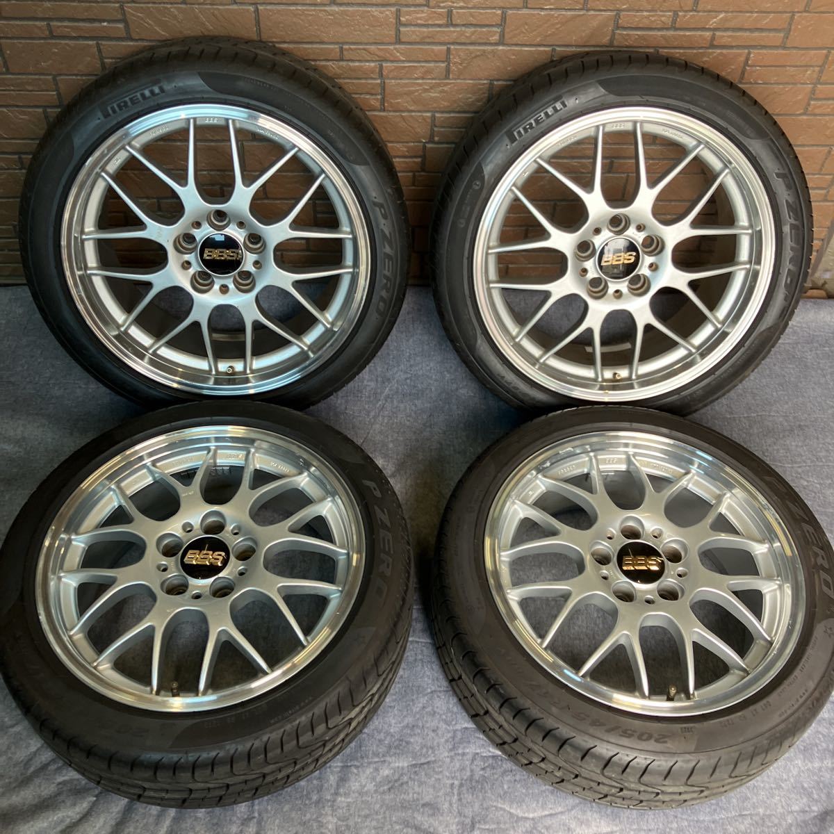 NSX 専用サイズ　BBS RG-R 17 18サイズ　送料無料