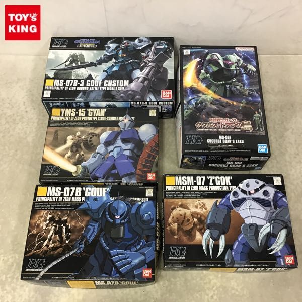  1円〜 HGUC 等 1/144 グフカスタム ギャン ドアン専用ザク 他(その他)｜売買されたオークション情報、yahooの商品情報をアーカイブ公開 - オークファン その他