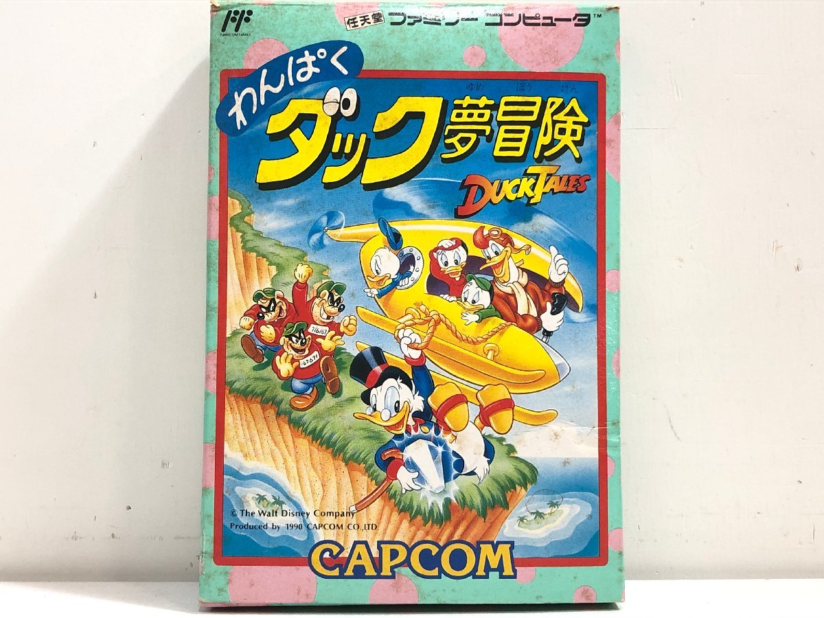 FC わんぱくダック夢冒険 カプコン《箱付き・取説付き》CAPCOM CAP-UK 