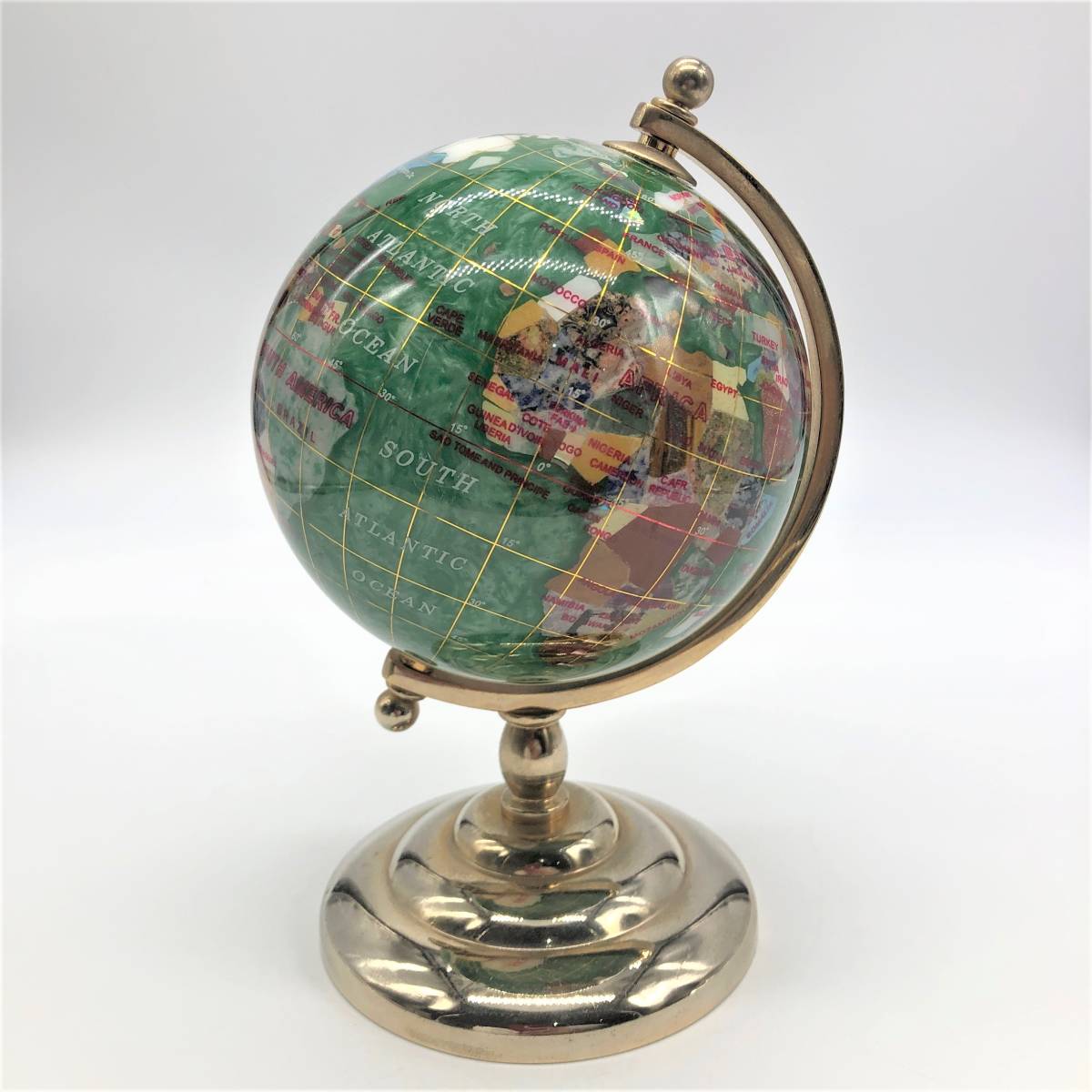 パワーストーン/天然石】インテリアの地球儀 （中古品】PIEARTH 