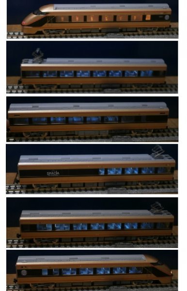 50東武編) 室内灯付(電球色＆白色) 92893 東武 100系 スペーシア 日光