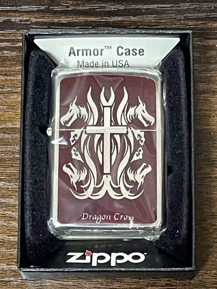 zippo アーマー ドラゴン クロス 装飾 希少 初年度 Heavy Wall Armor 