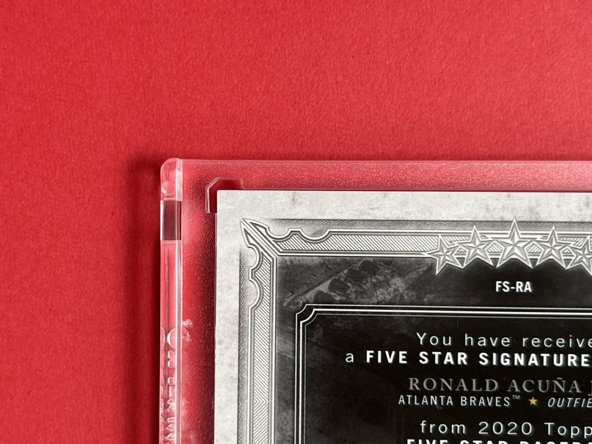 貴重 20枚限定 ロナルド・アクーニャjr 直筆サインカード 2020 Topps 