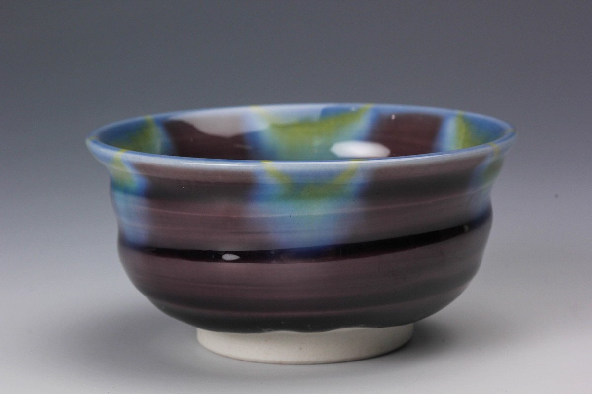 YOCHAN【本物保証】人間国宝 三代徳田八十吉 ぐい呑 共箱 栞 共布 YOCHAN本物保証人間国宝 三代徳田八十吉 ぐい呑 共箱 栞 共布 本物