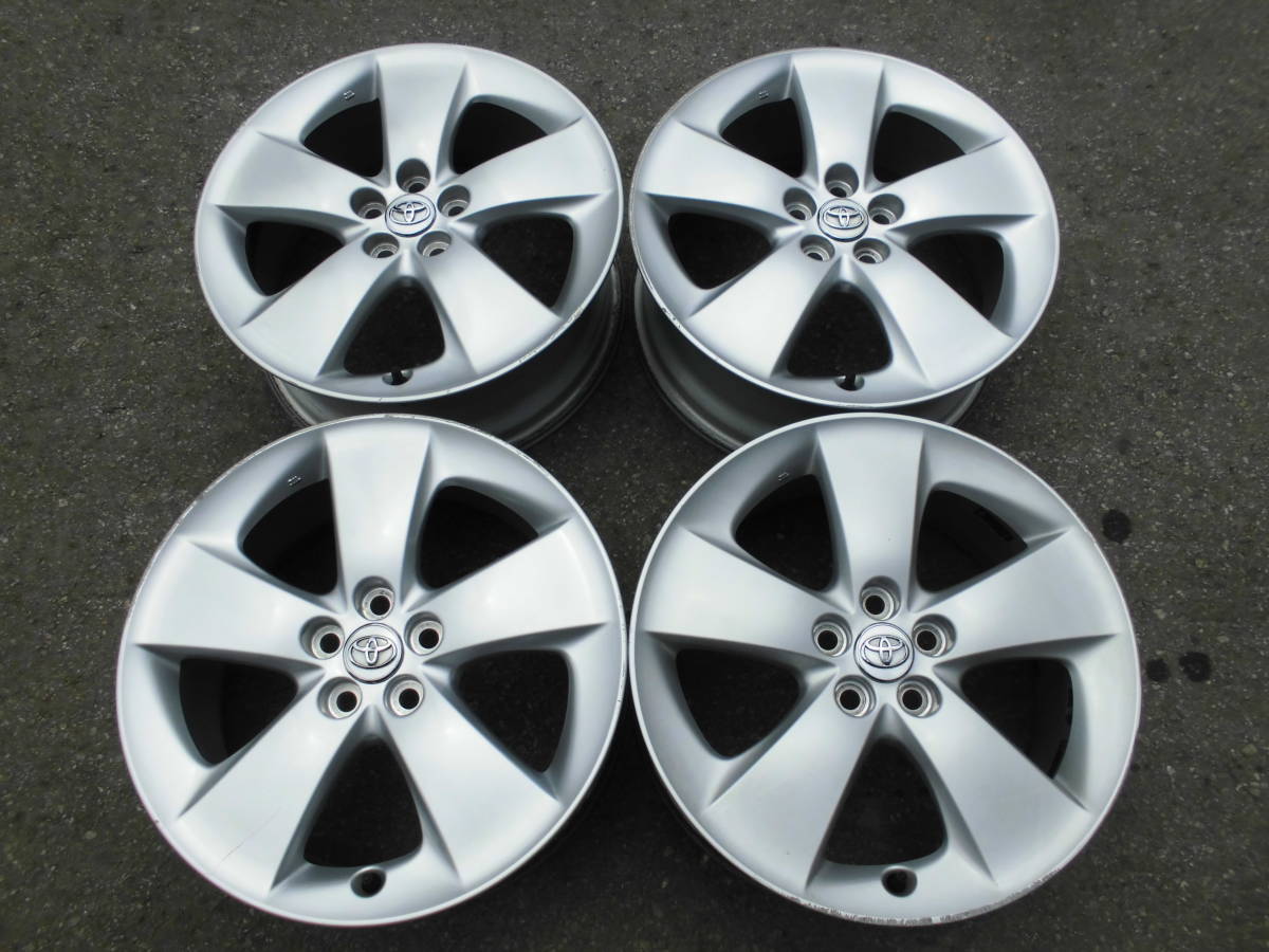 即決☆TOYOTA 30プリウス 純正 17インチ☆7J+50 PCD100 5H☆4本SET 