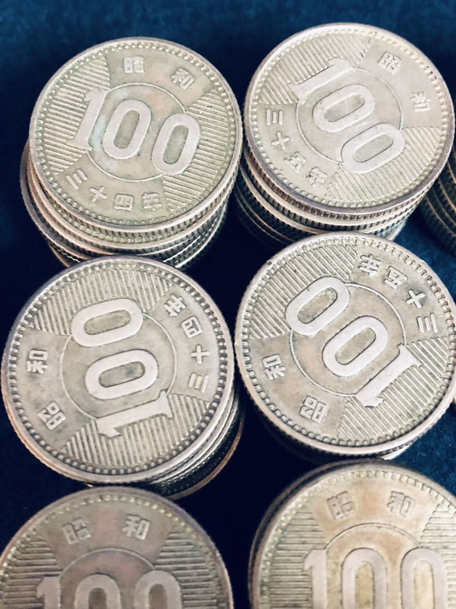 古銭 100円 まとめて 262枚 稲穂 28枚 鳳凰 234枚 昭和32年～41年 旧