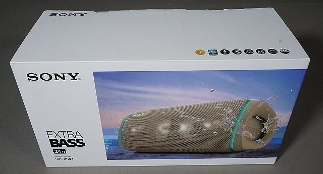 ソニー SONY ワイヤレスポータブルスピーカー ベージュ SRS-XB43 CC
