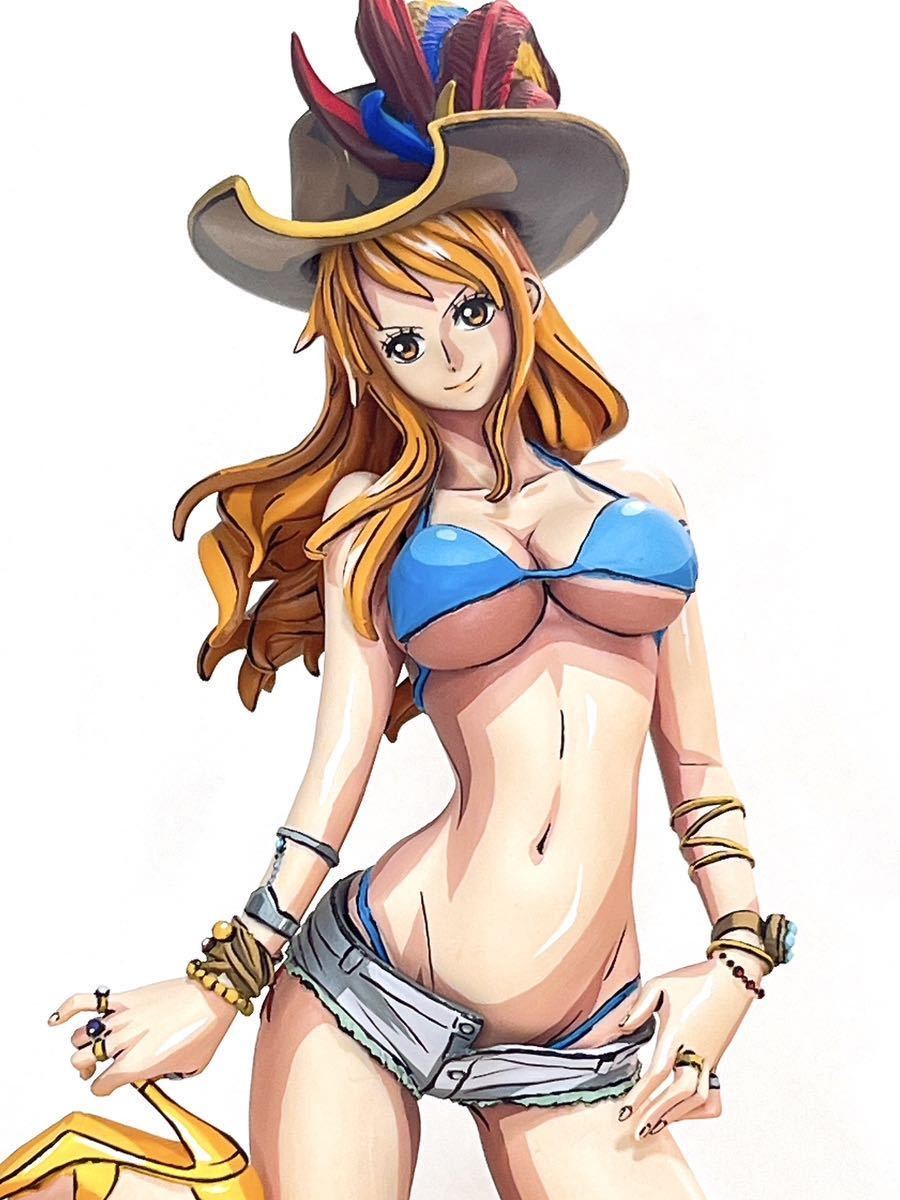 ワンピース ナミ リペイント フィギュア 二次元彩色 顔描き直し FLAG