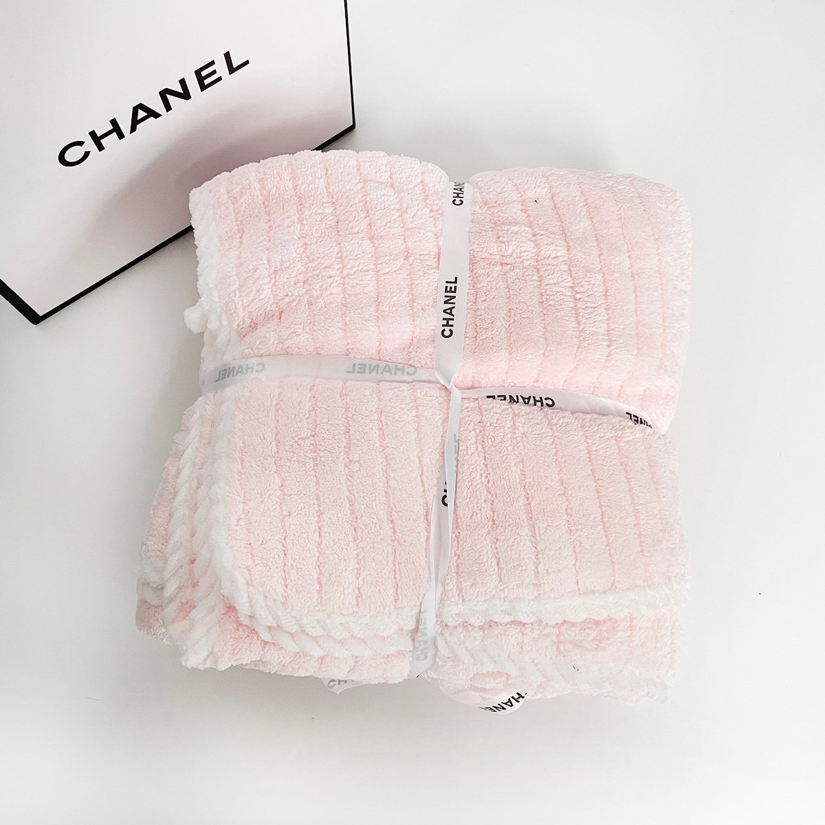 未使用】シャネル ノベルティ 非売品 タオルセット（フェイスタオル＋ 