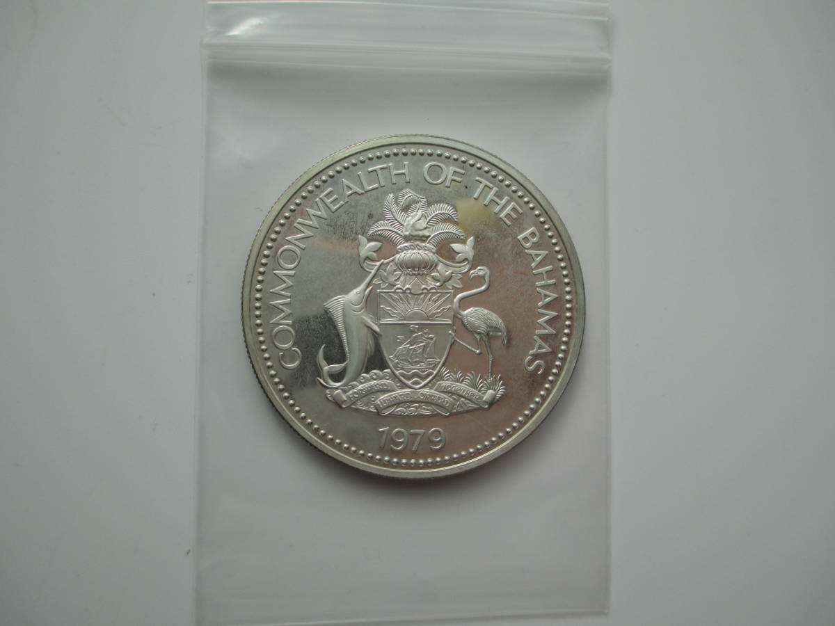 バハマ 25ドル銀貨 大型 1979年 (カリブ)｜売買されたオークション