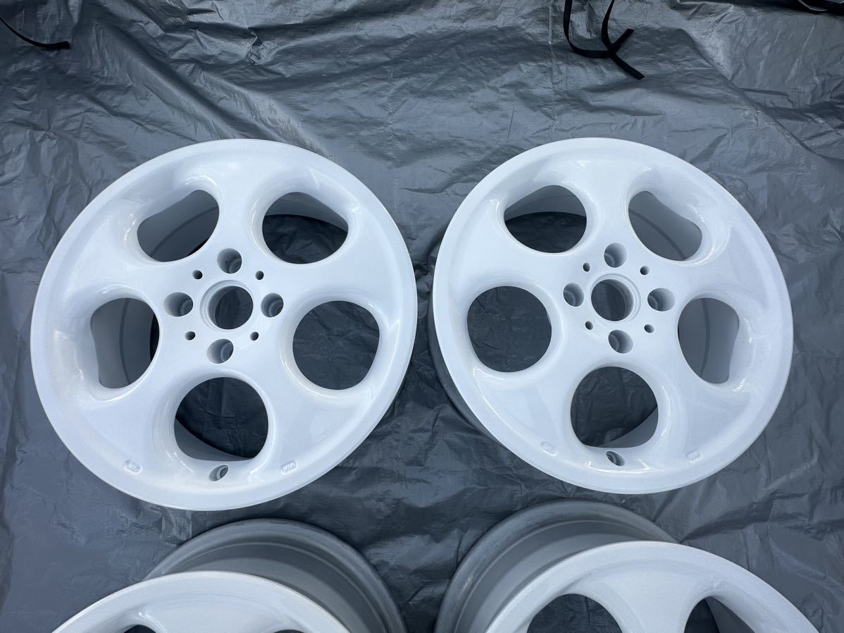 塗装品 日産 純正 OP 15インチ 5.5J +45 pcd100 4H 4本 K12 マーチ 