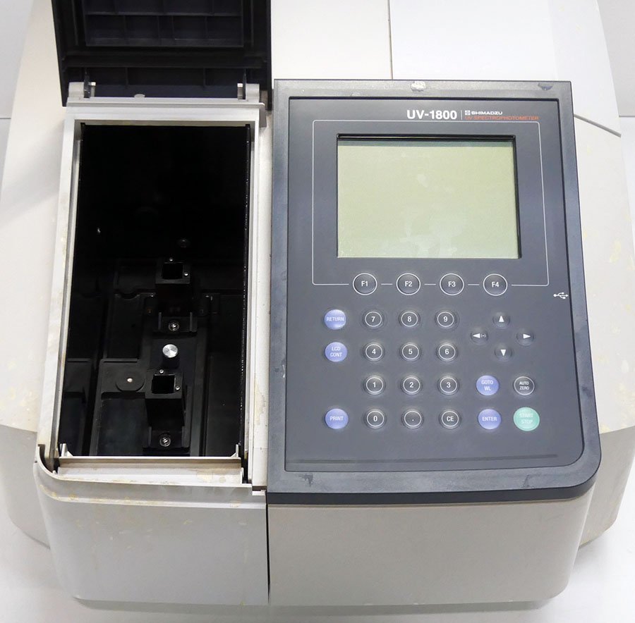 専用品UV SHIMADZU UV-1800 紫外可視分光光度計 汚れあり ジャンク品 現状渡し