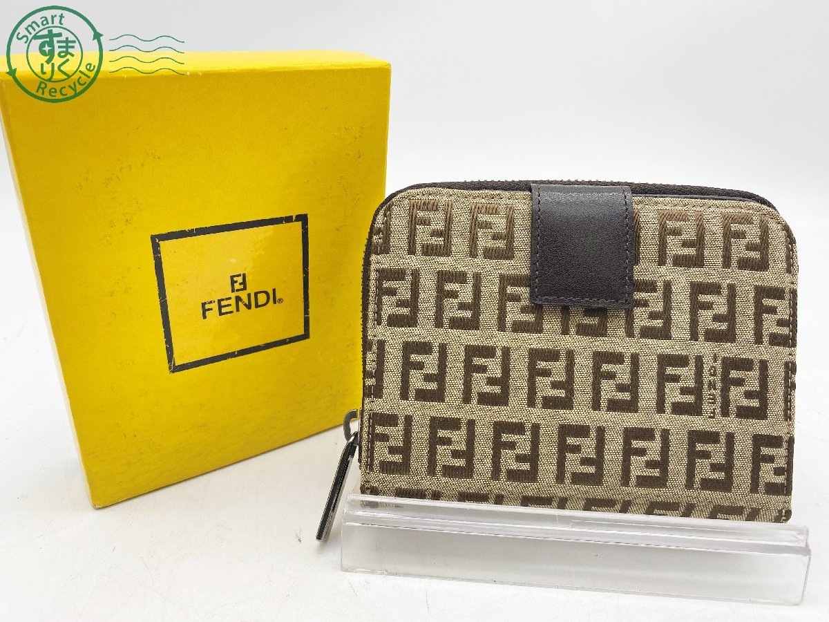 07522401 △ FENDI フェンディ 財布 ブラウン 茶 レディース 女性用 箱 