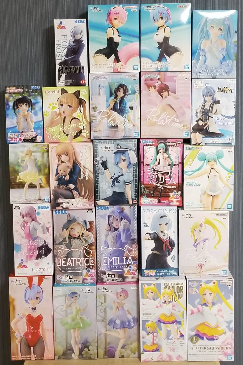 美少女フィギュア まとて24点 Reゼロ 初音ミク 他 未開封 フィギュア