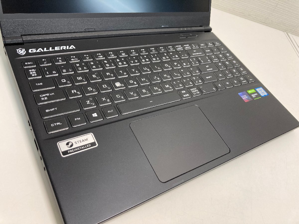 ☆22-2087】□中古□GALLERIA GCR1650GF ゲーミングPC i7-9750H CPU 