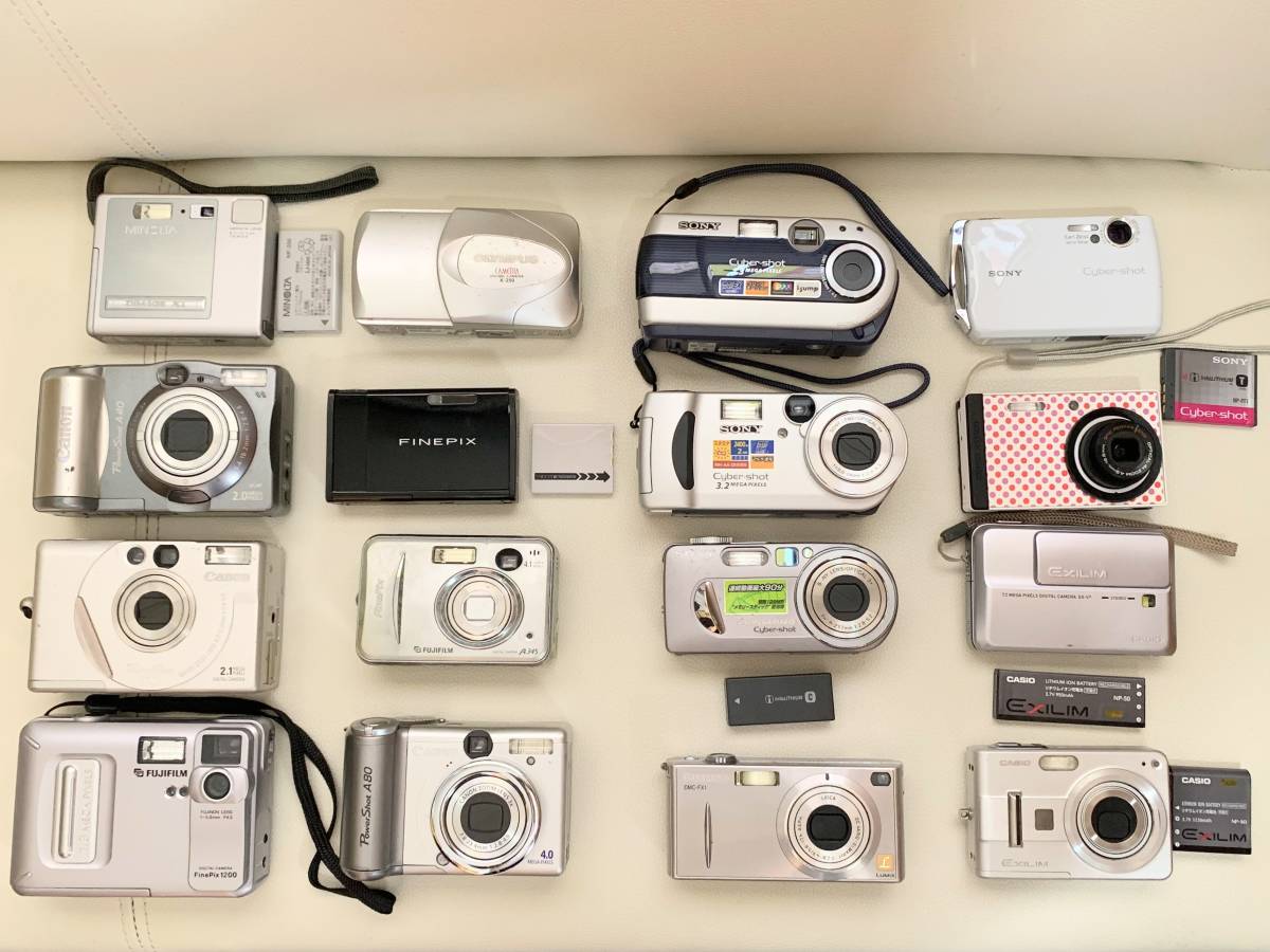 コンパクトデジタルカメラ 16個まとめセット Canon SONY FUJIFILM