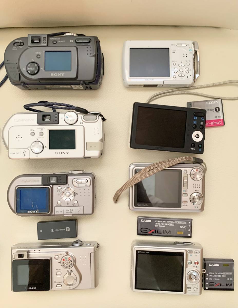 コンパクトデジタルカメラ 16個まとめセット Canon SONY FUJIFILM