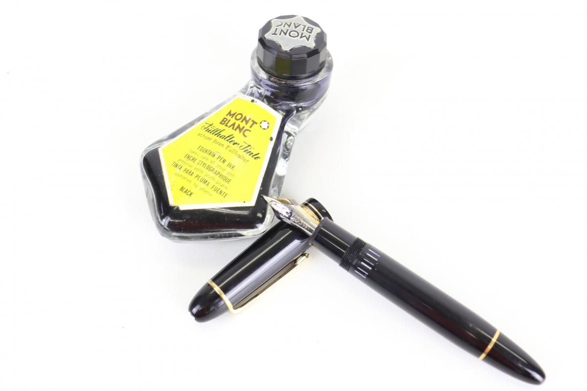 MONT Mont Blanc 585 万年筆 BLANC 万年筆 14K⁄ct EF 585 w-germany
