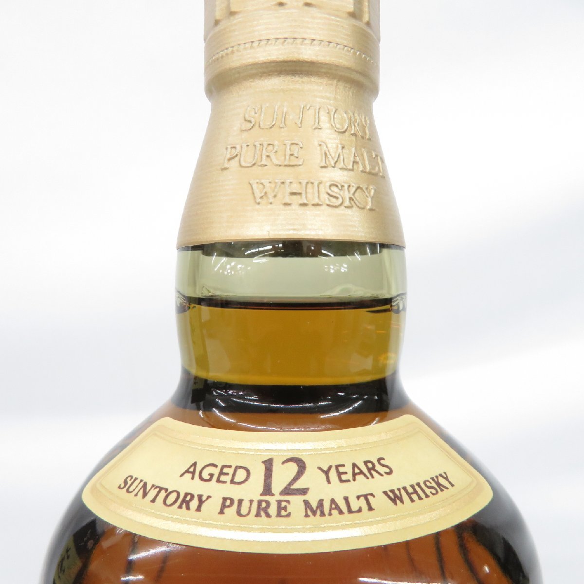 サントリー 山崎 12年 ピュアモルト 木箱 ウイスキー750ml 向獅子