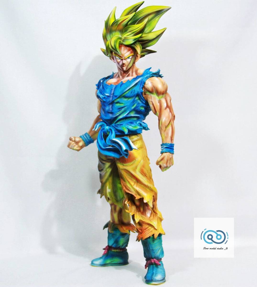 孫悟空 ドラゴンボール リペイント フィギュア 超サイヤ人 超サイヤ人
