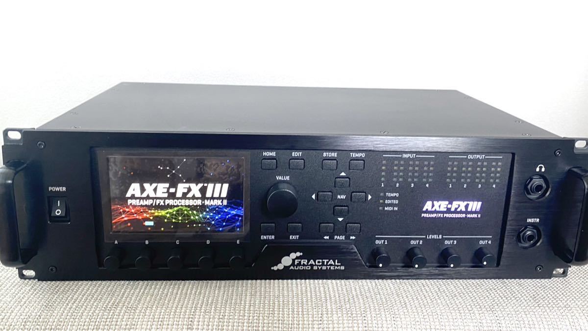 Fractal Audio Systems AXE-FX III mark Ⅱ マルチエフェクター　オカダインターナショナル　国内正規品