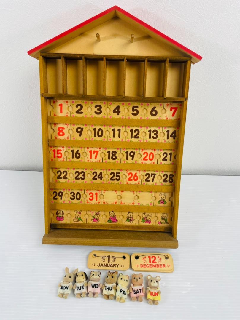 希少!シルバニアファミリー 赤ちゃんカレンダー ビンテージ エポック