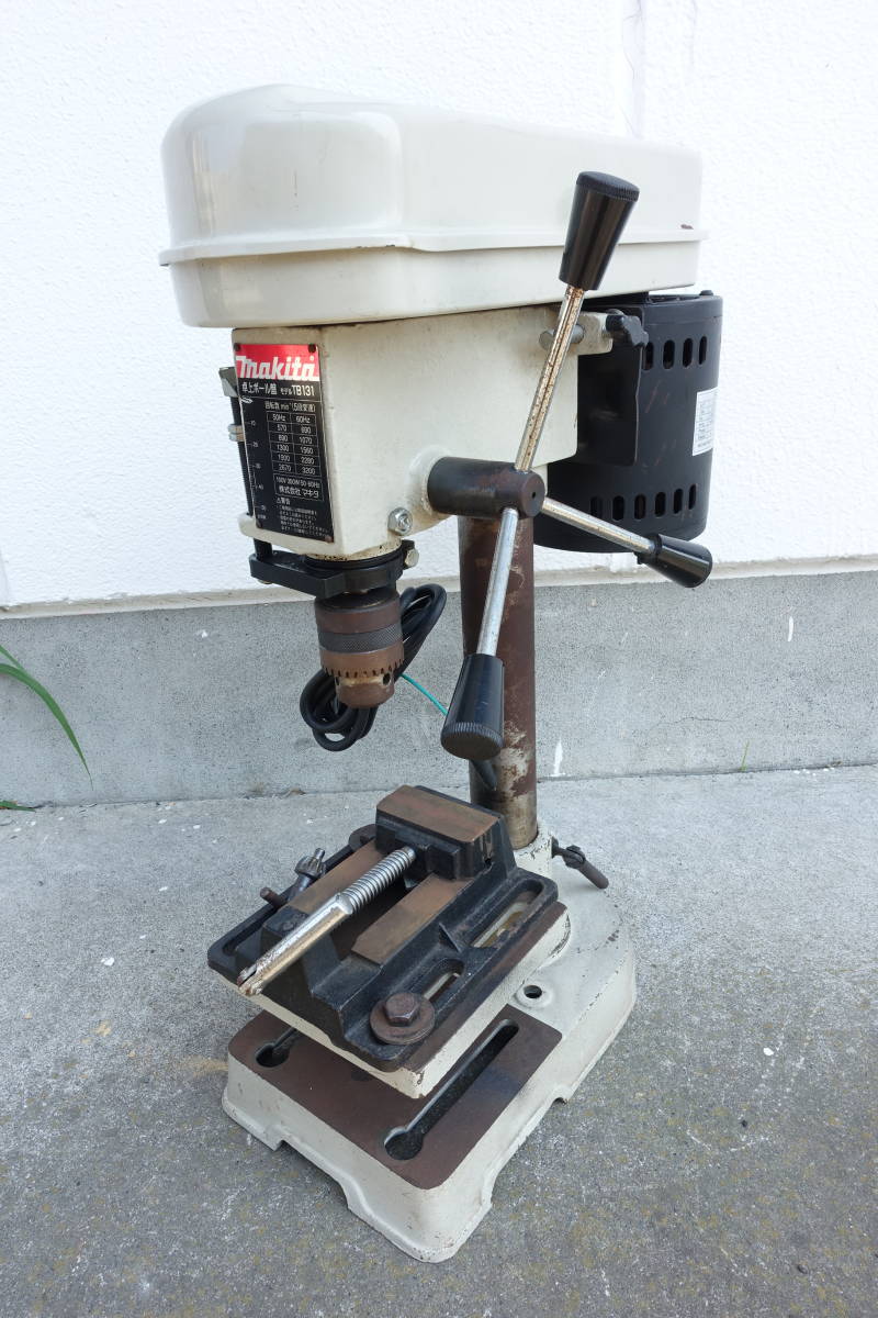 （4）マキタ makita　卓上ボール盤　TB131　通電OK　バイスセット