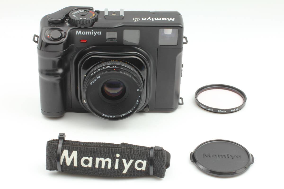 New Mamiya 6 G 75mm f3.5 L マミヤ 中判フィルムカメラ N86 【公式通販】