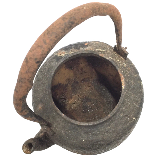 鉄瓶 茶器 茶道具 煎茶道具 蓋なし 現状品 高さ約21cm | 鉄瓶 茶道具