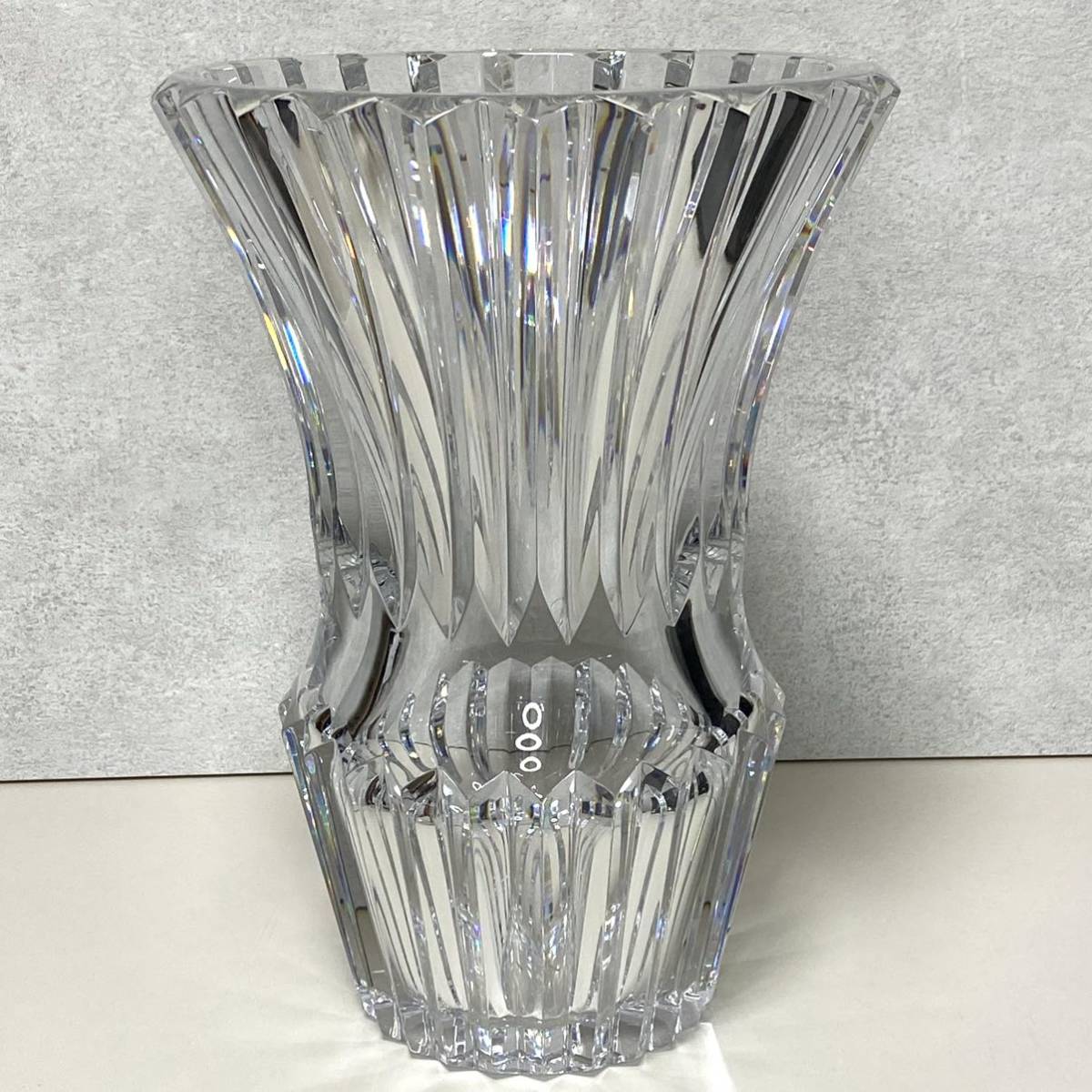 ☆Baccarat バカラ クリスタル 大型 フラワーベース 花瓶 飾壷 高さ約 