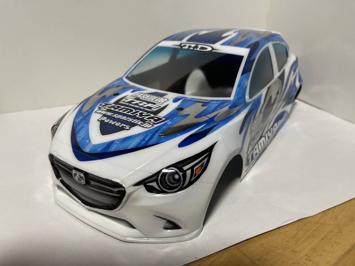 ラジコンカー タミヤ製Mシャーシ用デミオ軽量ボディー(塗装済み