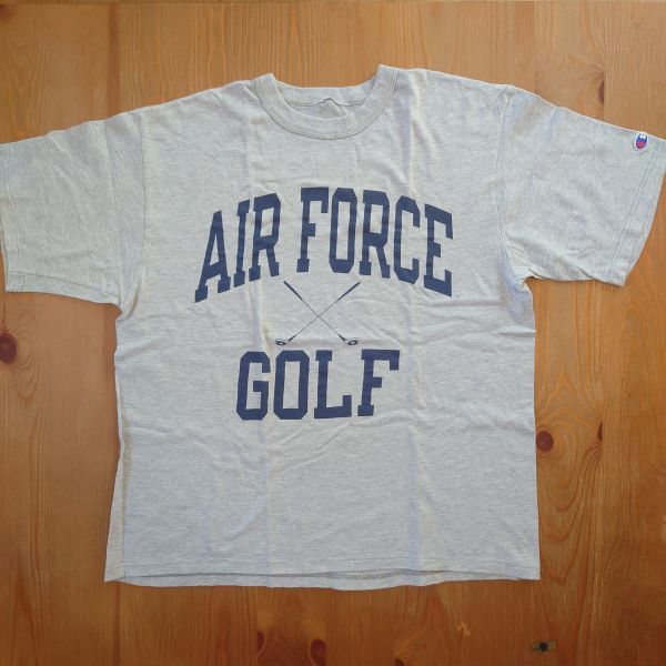レア！状態良好！90's～ CHAMPION AIR FORCE GOLF Tシャツ 古着 ビンテージ ミリタリー チャンピオン アメリカ軍 米軍