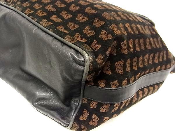 1円 BOTTEGA VENETA ボッテガヴェネタ スエード バタフライ 蝶 クロス