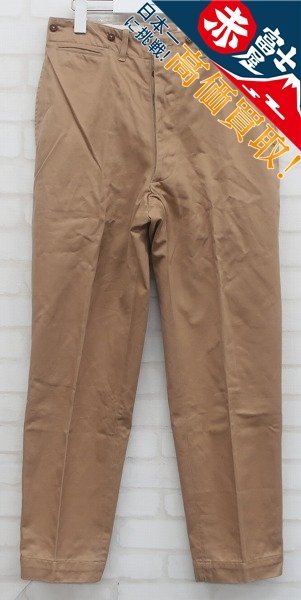 3P3616/ワープ&ウーフ チノクロスオフィサートラウザー WARP&WOOF パンツ