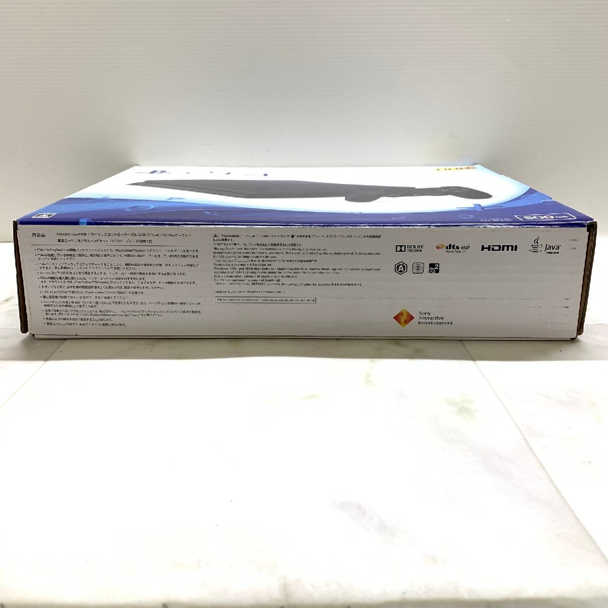ソニー MSMG MIN中古品 MIN【中古品】 MSMG SONY ソニー Playstation4 500GB CUH-2200AB01 ジェットブラック プレイステーション4 〈33-230730-MT-18-MIN〉