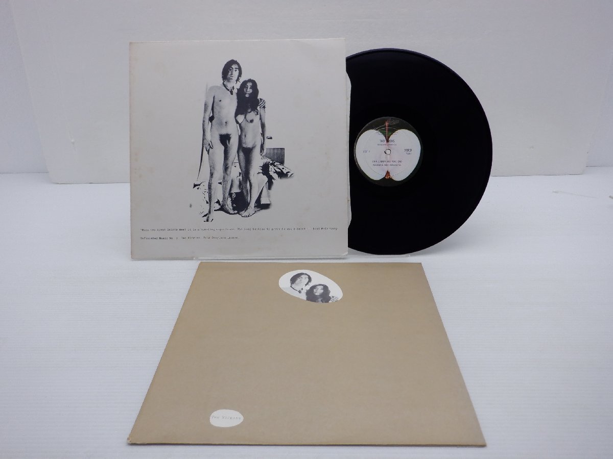 美品！John & Yoko：Two Virgins US レア Bestway US盤】John Lennon & Yoko Ono「Unfinished Music No. 1. Two Virgins