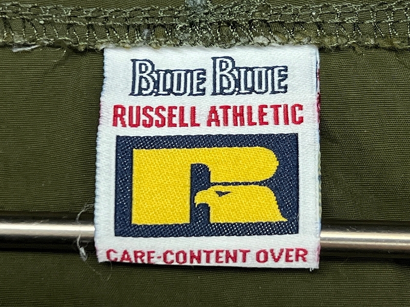 送料無料 希少 コラボ BLUE BLUE ブルーブルー × RUSSELL ラッセル  