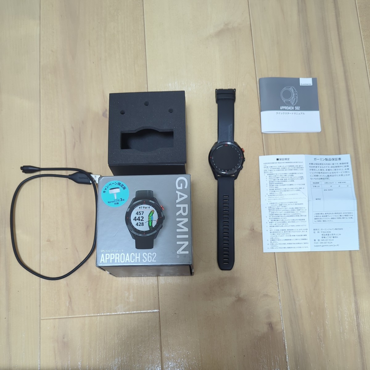 GARMIN APPROACH S62 アプローチS62 ガーミン 中古品 CT10無 ゴルフ