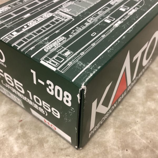1円〜 動作確認済 KATO HOゲージ 1-308 EF65 1059 JR貨物試験